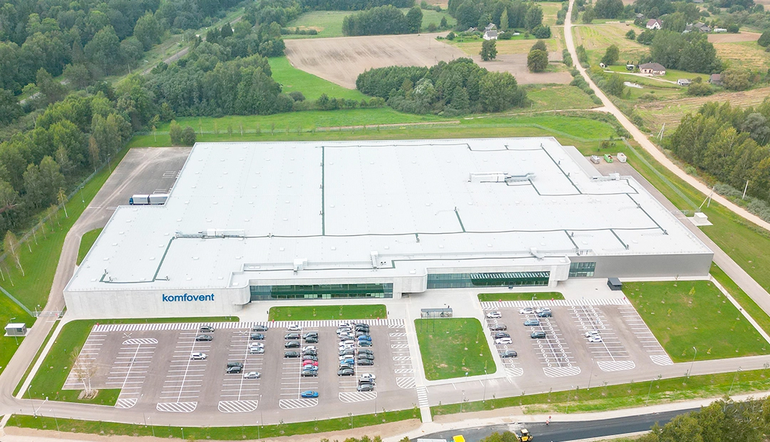 KOMFOVENT відкрив свій новий завод по виробництву вентиляційного обладнання у Литві